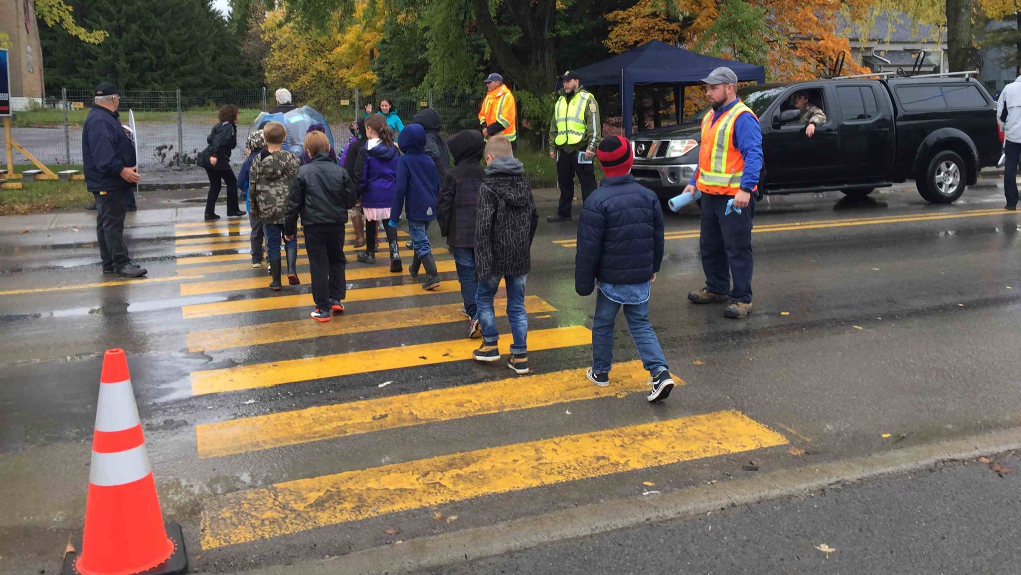 marche symbolique, Semaine, sécurité, MRC de Joliette 