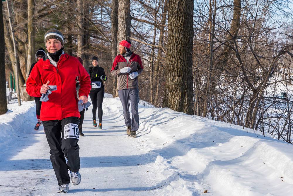 Festi-Glace, course hivernale, parc Louis-Querbes