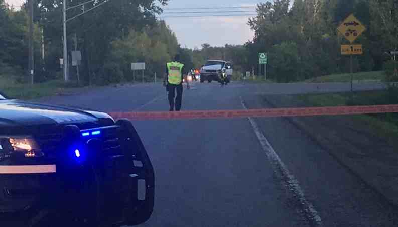 accident, rang Baril, octogénaire, Sainte-Mélanie, Sûreté du Québec